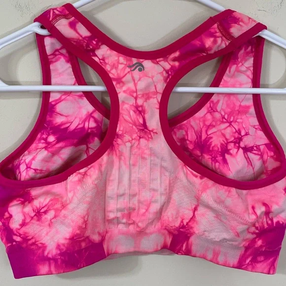 Ideology Pink Tie-Dye Sports Bra XL - Picture 5 of 5